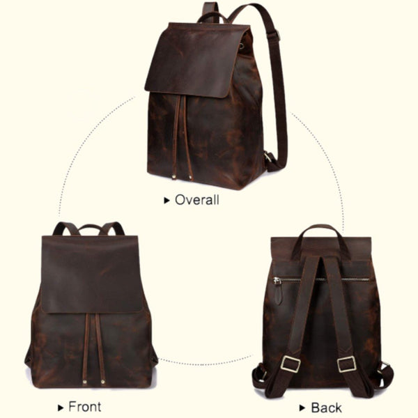 Women Vintage Travel Backpack