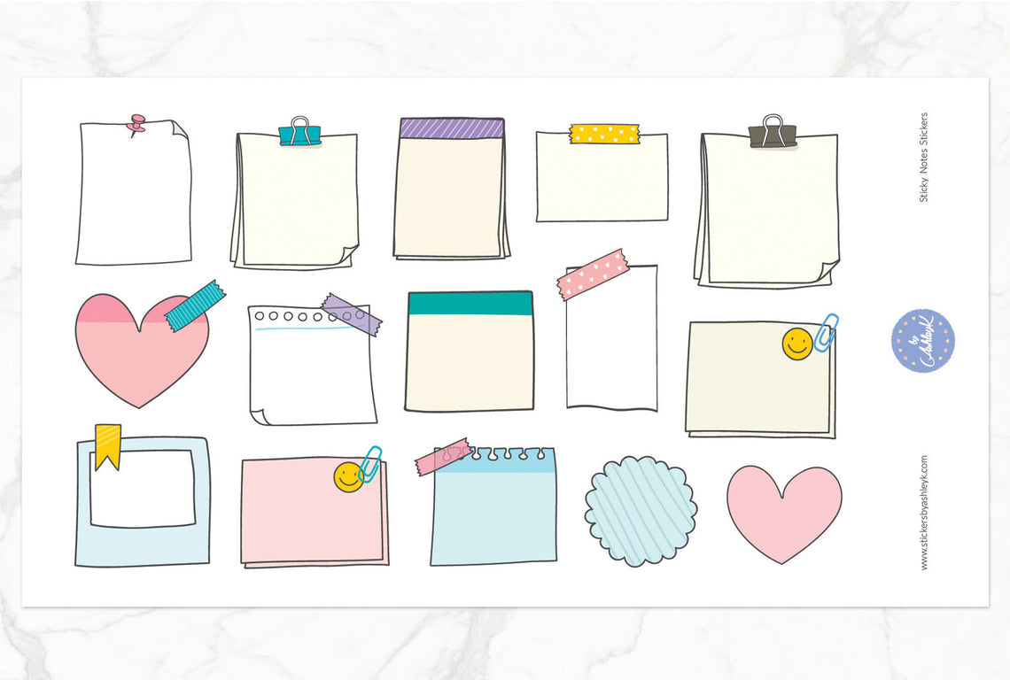 Design cute notes and stickers Royalty Free Vector Image