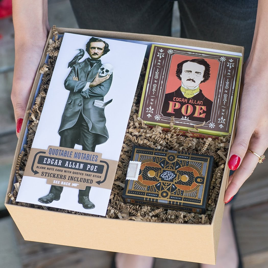 Edgar Allan Poe Gift Box Unique Gifts For Book Lovers My Weekend is Booked
