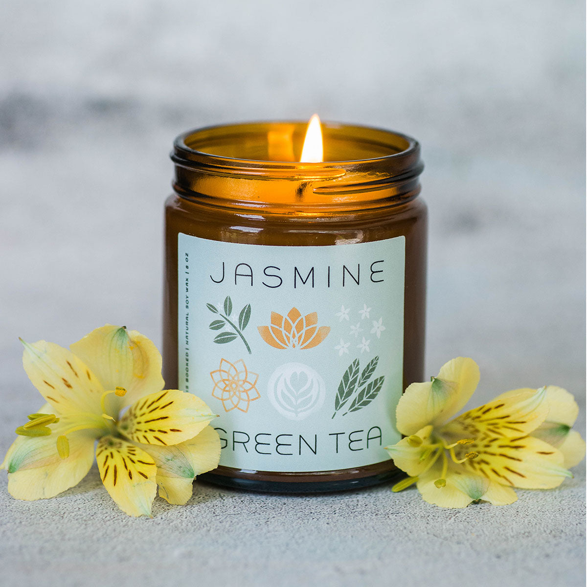 Jasmine Green Tea Natural Soy Candle – My Weekend is Booked