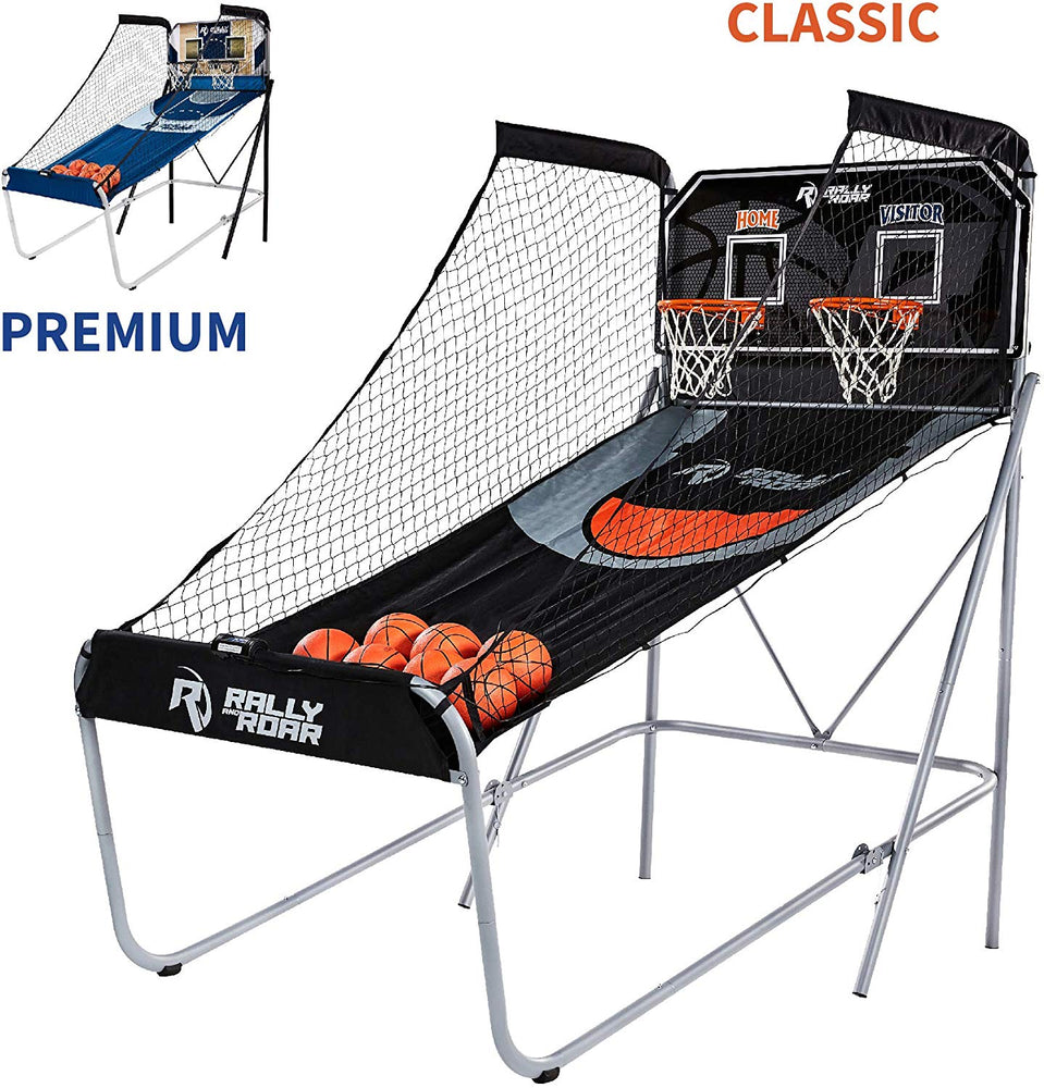 indoor dual basketball hoop