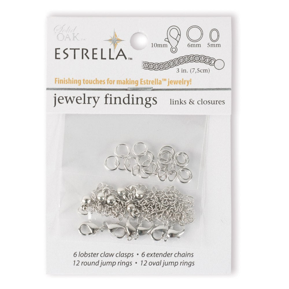 Download Solid Oak: Estrella™ Jewelry Findings - Silver Color