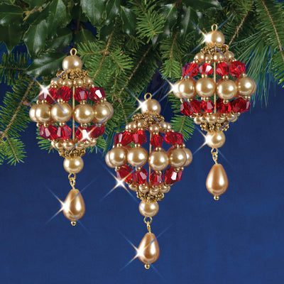 beaded xmas ornament kits