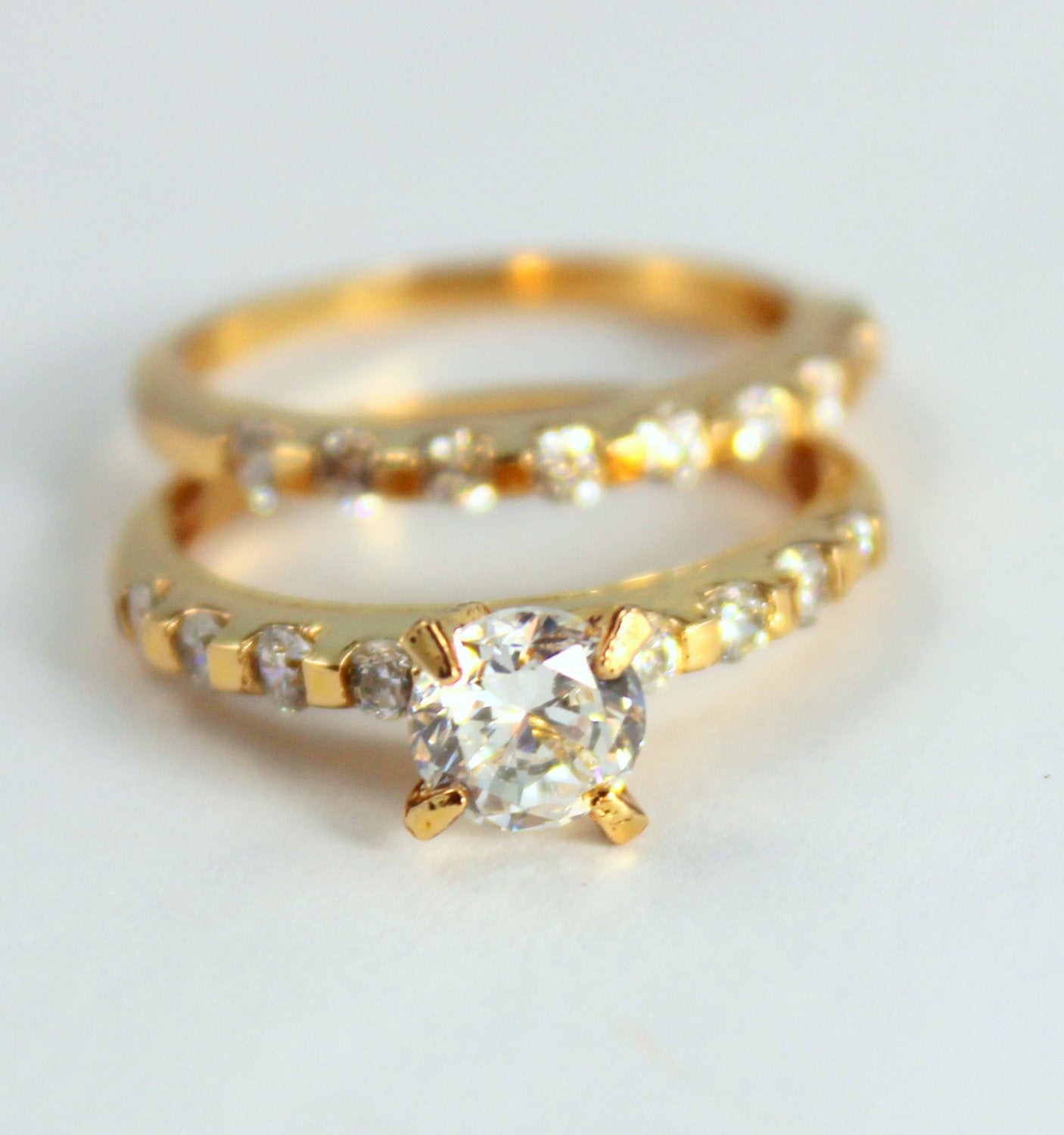 Womens Gold Wedding Ring Sets Wedding Rings Sets Ideas