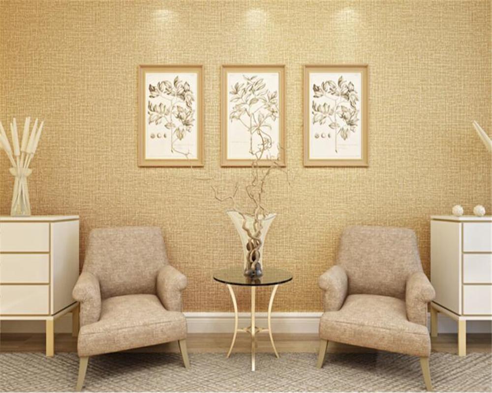 Wallpaper Modern Linen Texture Wallpaper 3d Bedroom