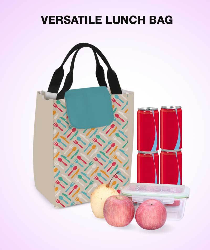 colored lunch bags