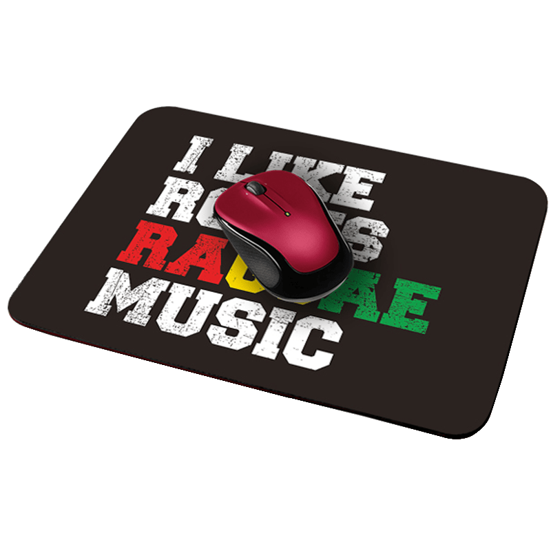 Raggae Music Designer Leather Mouse Pad Robobull