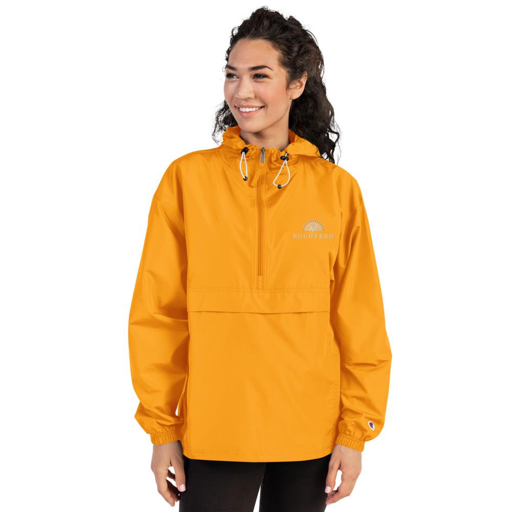 champion windbreaker womens yellow