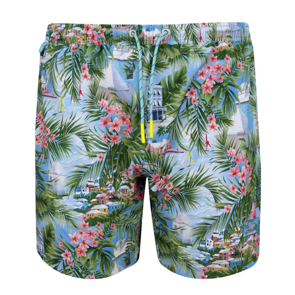 BERMUDA SCENIC SWIM TRUNK – Coral Coast Clothing