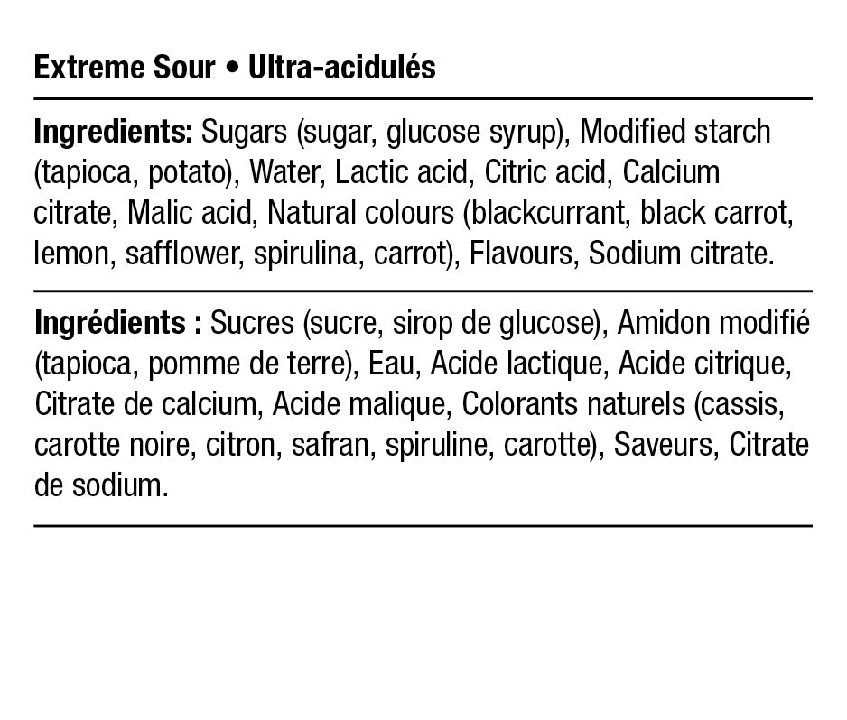 Bonbons SQUISH  Ultra-acidulés Végétaliens