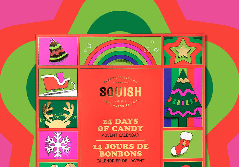 Christmas Candy Advent Calendar Squish Candies