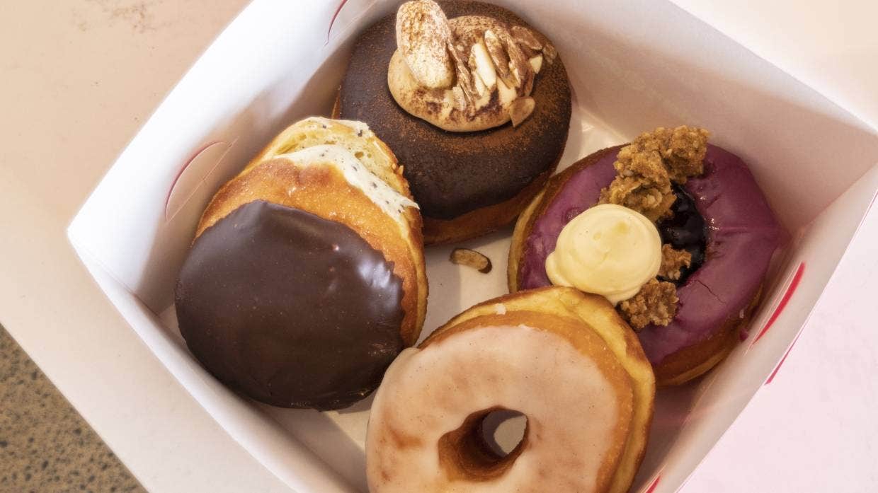 DOE donuts box