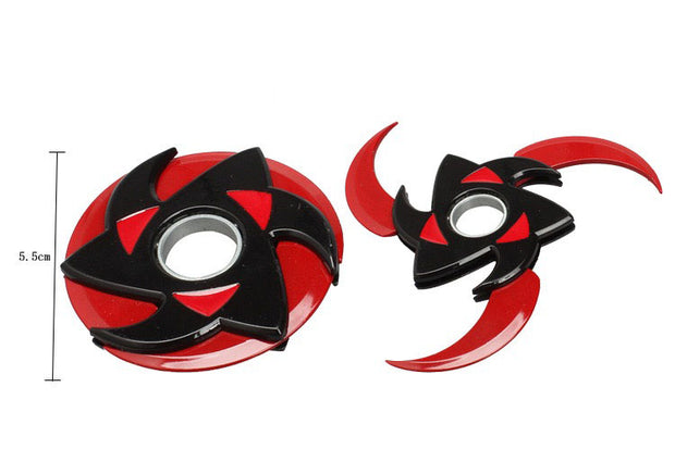 Foldable Shuriken Fidget Spinner Mangekyou Sharingan Shape