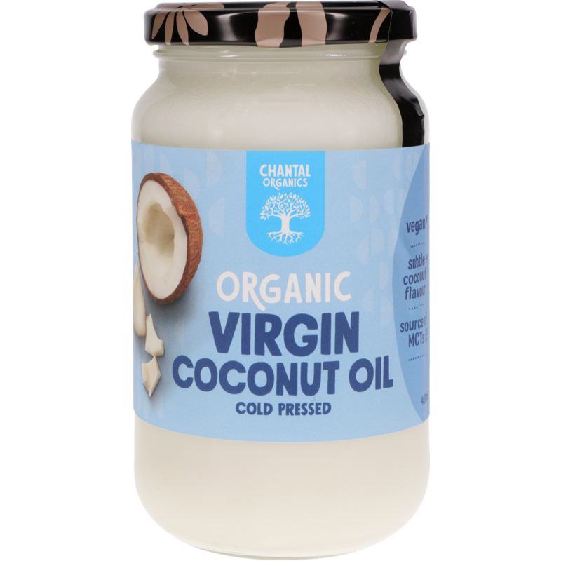 Chantal Organics Virgin Coconut Oil cold pressed 400 ml