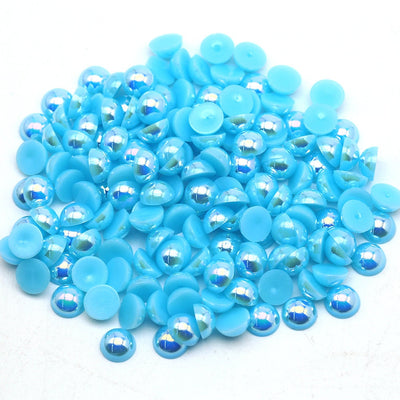 Baby Blue Mixed Sizes Flatback Pearl 1000 Pieces – Craftyrific