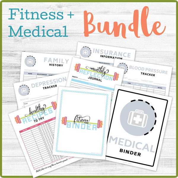 fitness-medical-binder-bundle-45-pages-savor-and-savvy