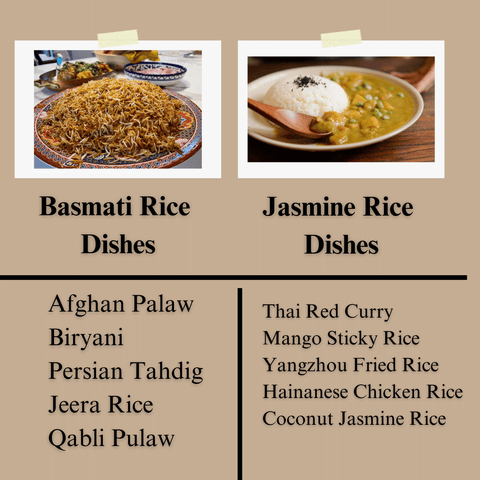 basmati rice vs jasmine rice