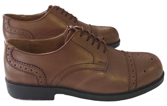 steel toe brogues