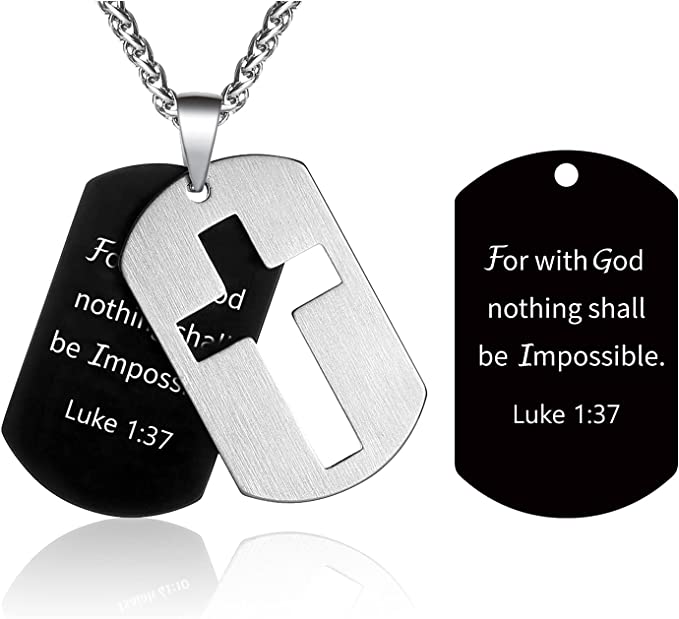 Scripture Dog Tags – Angelic Finds Boutique