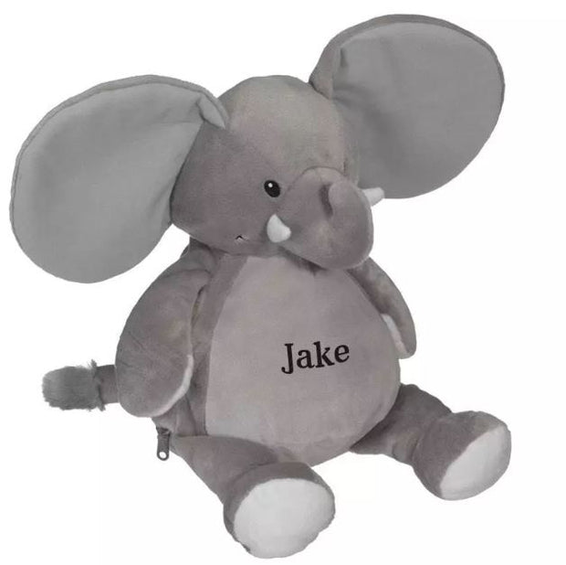 personalized stuffed elephant