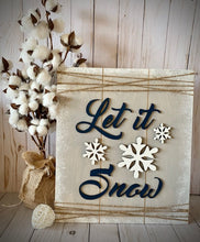 DIY Wooden Sign Kit - Let It Snow