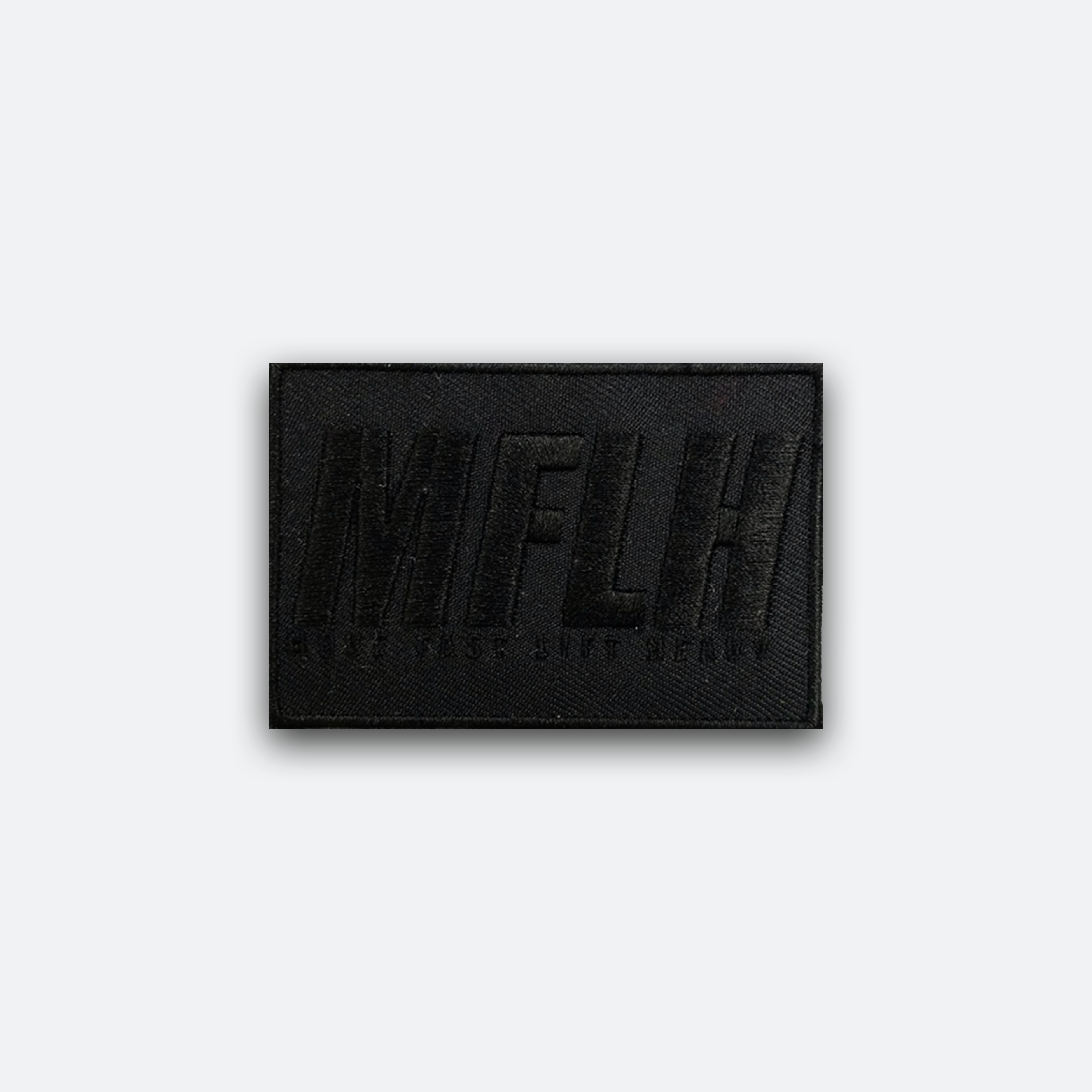 Bold Velcro // Black on Black –