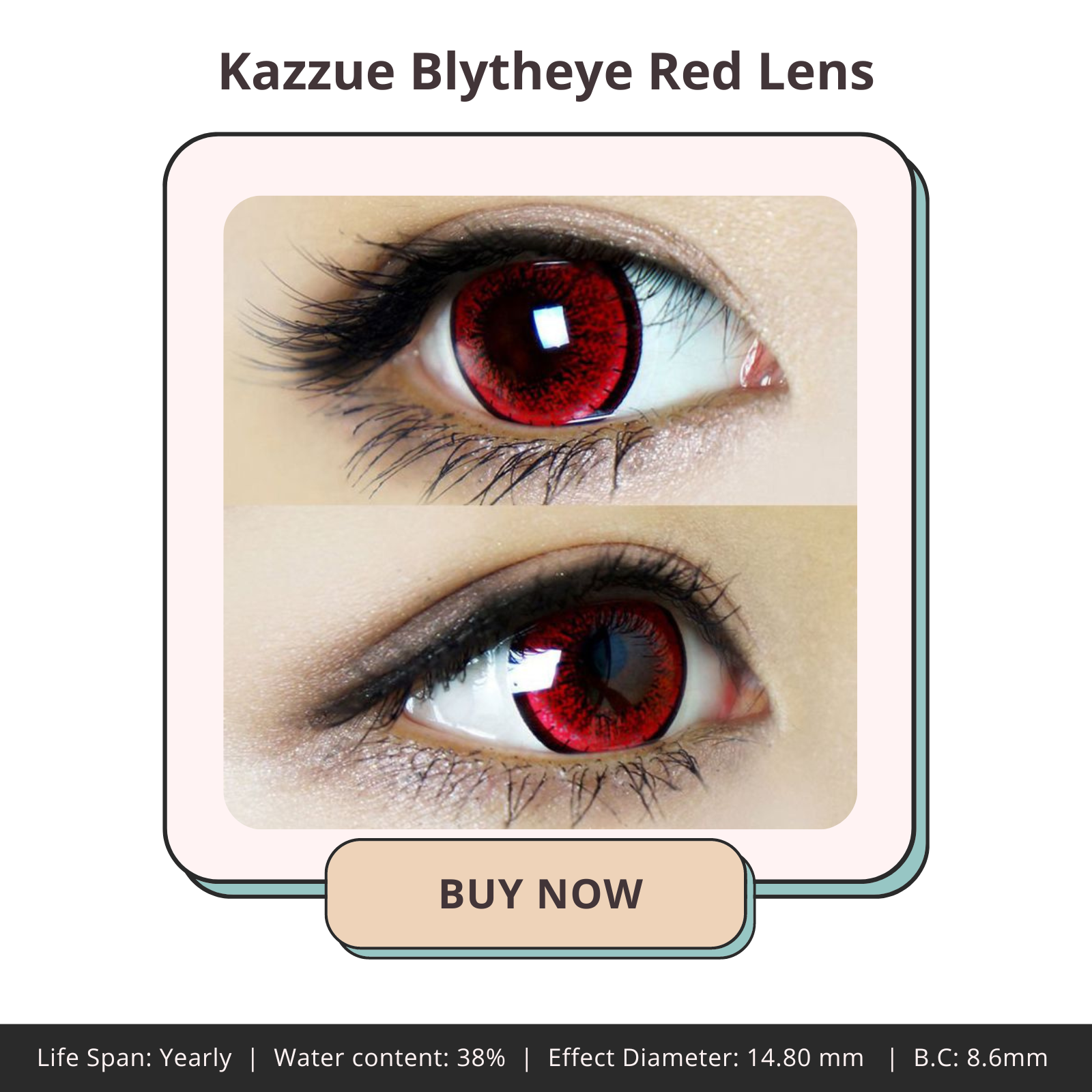 COS VILLAGE KAZZUE BLYTHEYE RED LENS