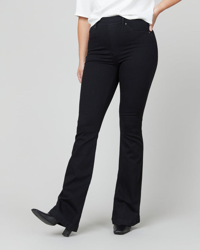 SPANX Women's Retro Light Wash Stretch Flare Jeans