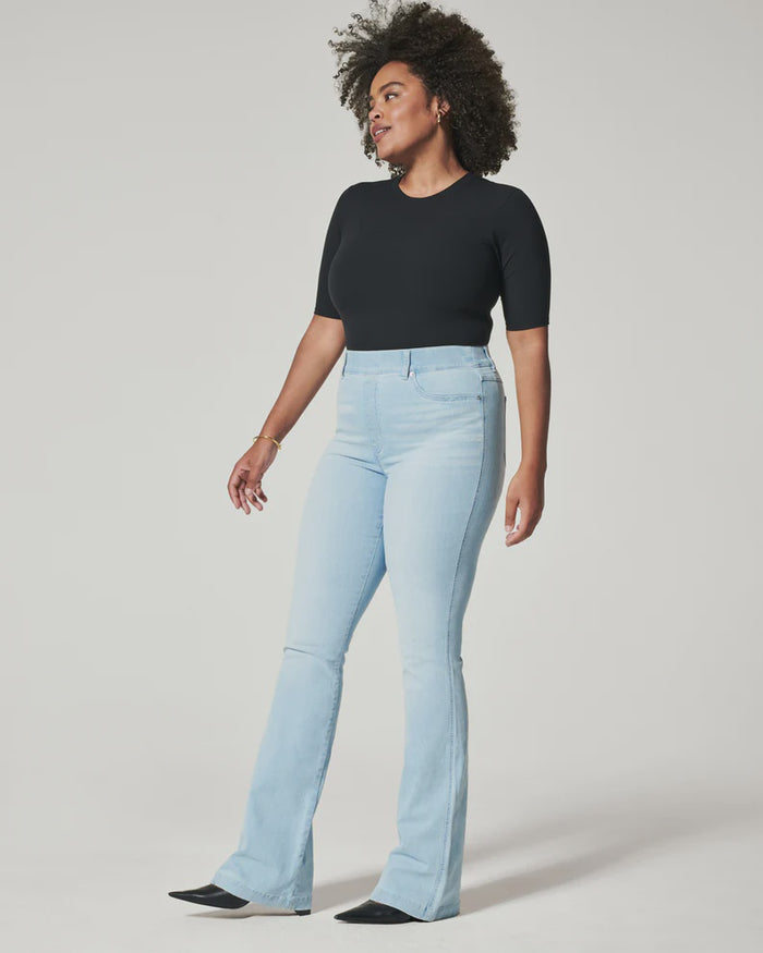 Spanx Cropped Flare Jeans in Medium Wash Size undefined - $61 - From  Jennifer