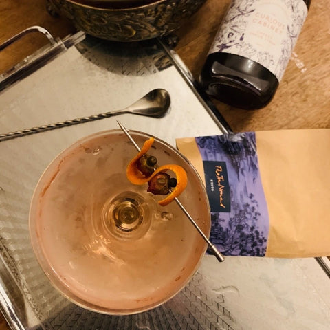 Kyoto Cherry Blossom- a tea cocktail by The Tea Nomad and The Curious Cabinet