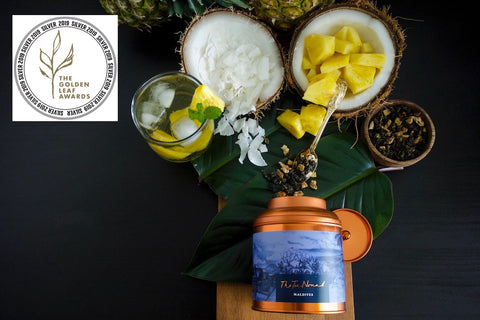 Maldives: our tropical pina colada inspired green oolong tea blend