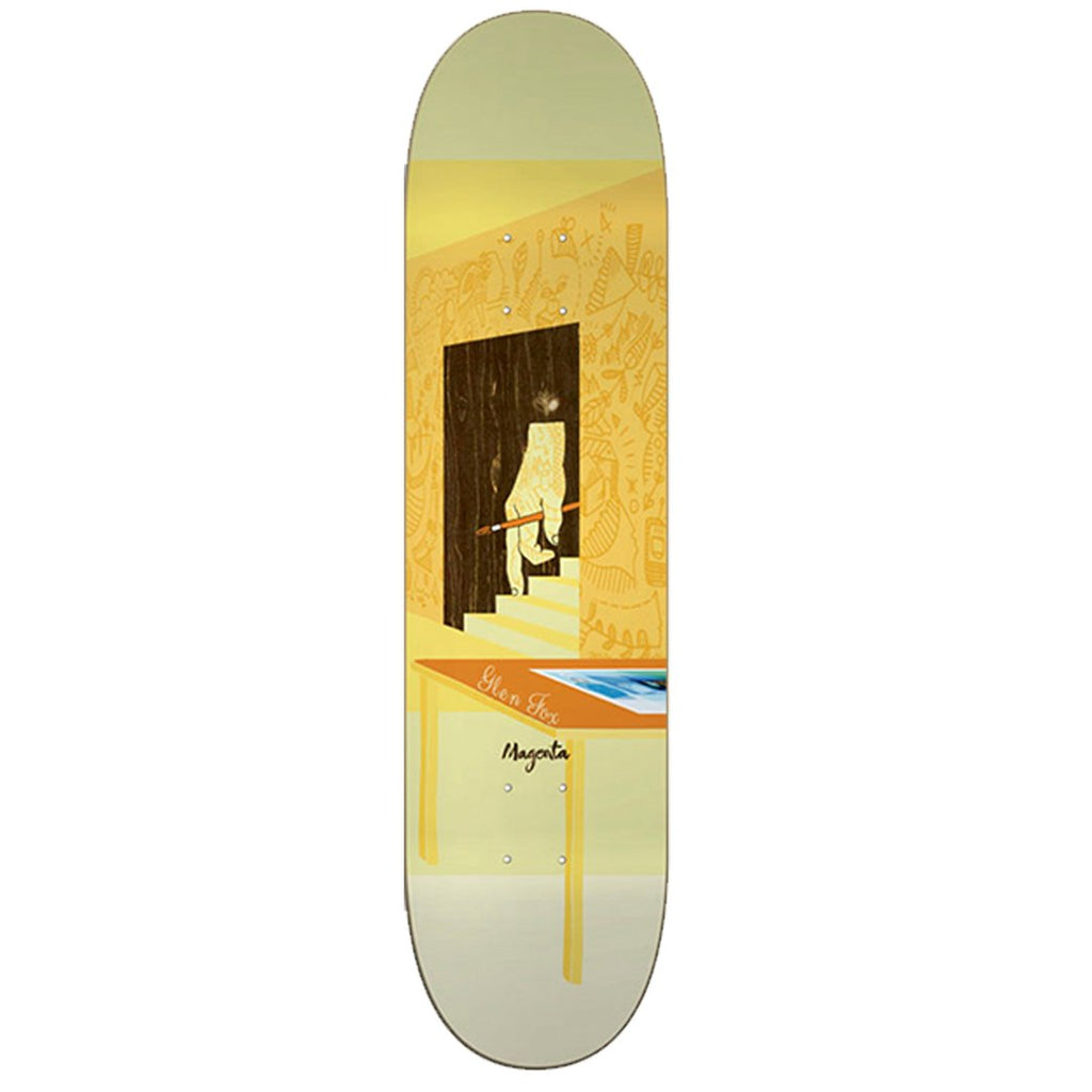 Scherm Gepolijst mini Magenta Glen Fox Sleep 7.875" Skateboard Deck – Long Beach Skate Co