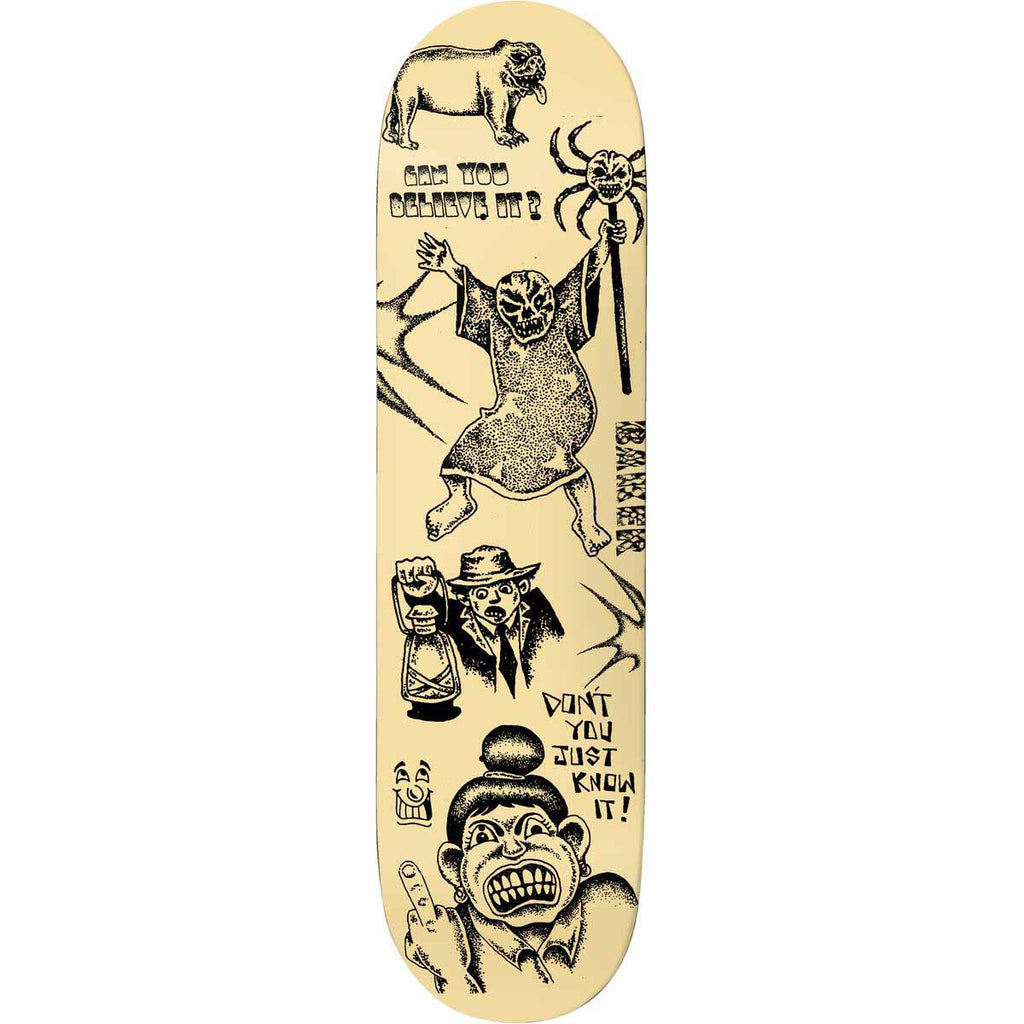 Figgy Stop And Think 8.5" Skateboard Deck Long Beach Skate Co