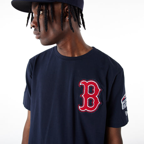 New era MLB Boston Red Sox Big Logo Oversized Short Sleeve T-Shirt Red