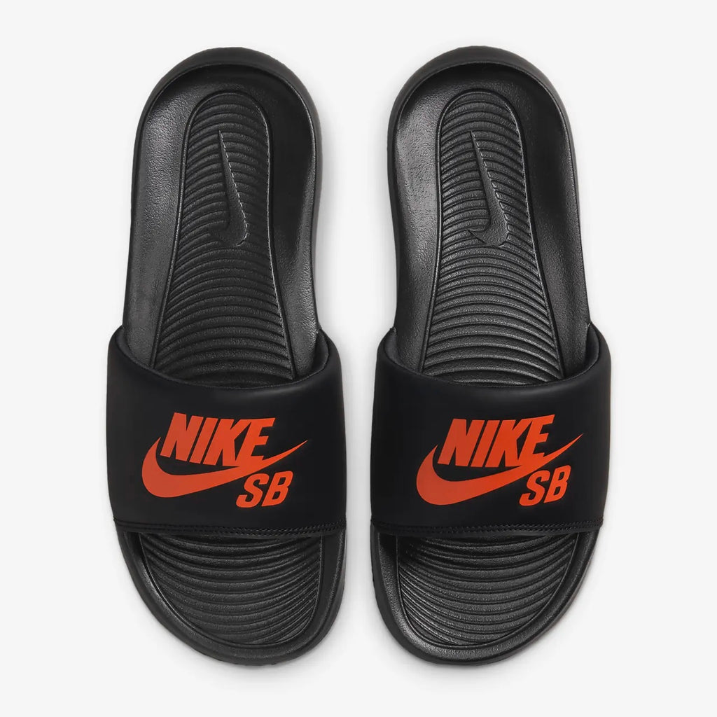 parrilla proyector provocar Nike SB Victori One Black/Team Orange-Black Slides – Long Beach Skate Co