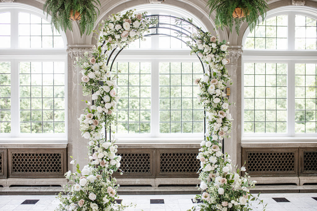 flower arch wedding rental