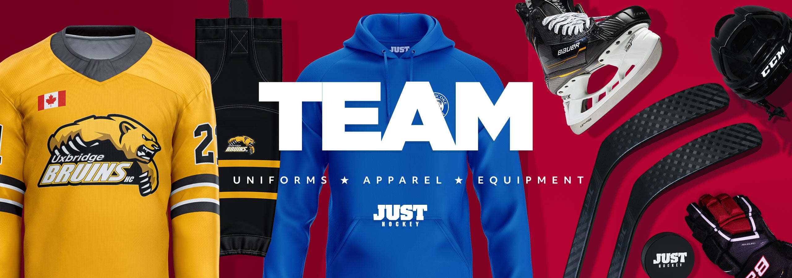 Team Uniforms, Apparel, and Equipment