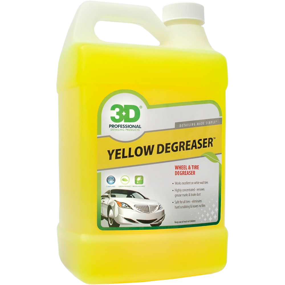 3D Yellow Degreaser - Wheel and Tire Cleaner 1 Gal