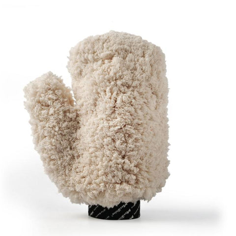 SGCB 100% Real Lambs Short Pile Wool Wash Mitt Scrubber Detailing