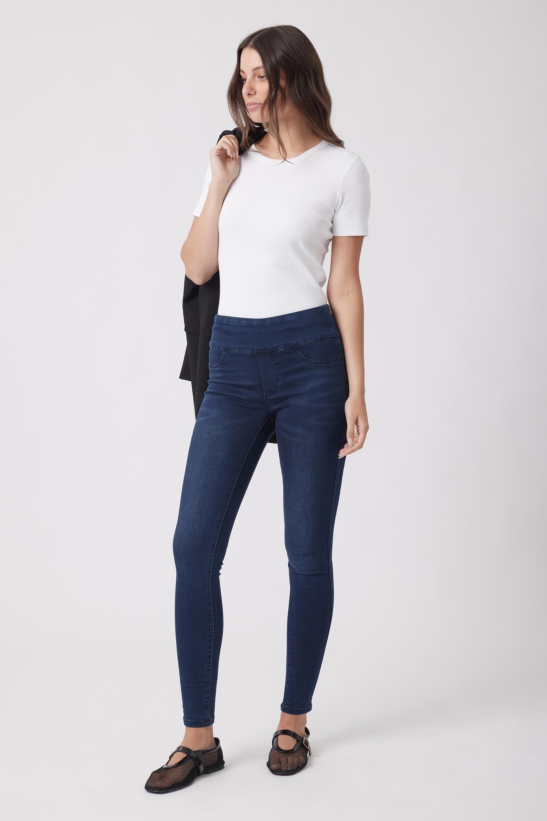 Riley Skinny Jean - OVER DYE INK | DECJUBA