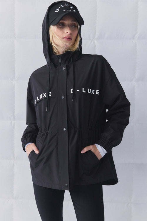 D-Luxe Logo Ponte Blazer - Black | DECJUBA