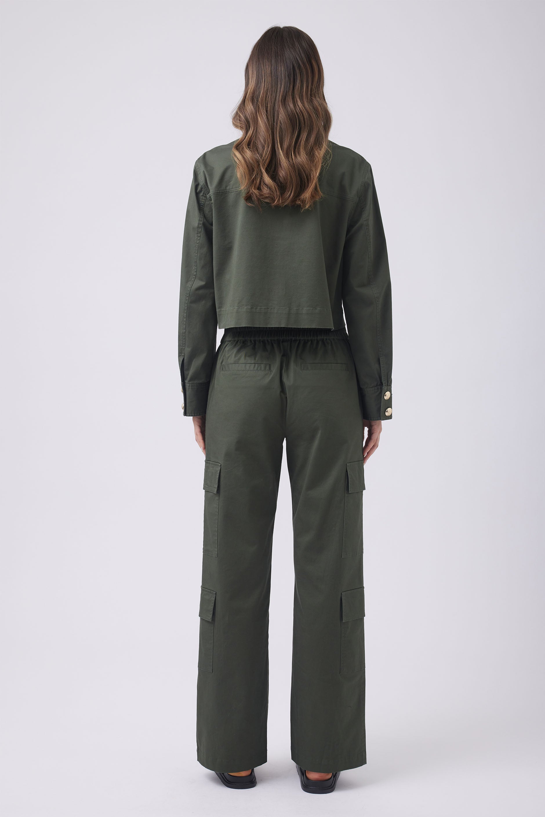 Liv Straight Leg Cargo Pant — Olive