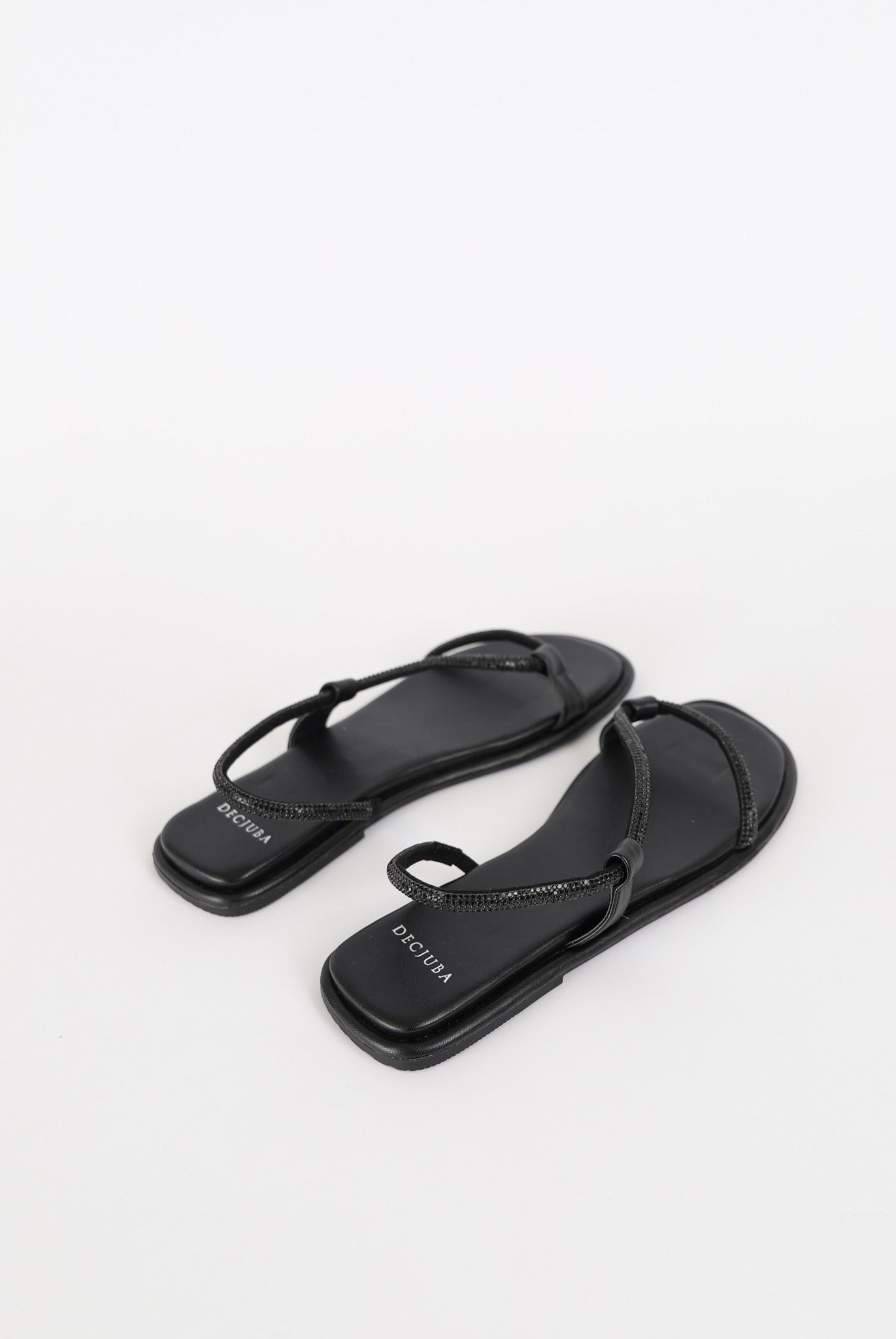 Mini Buckle Crossover Flat Sandal | Boohoo UK