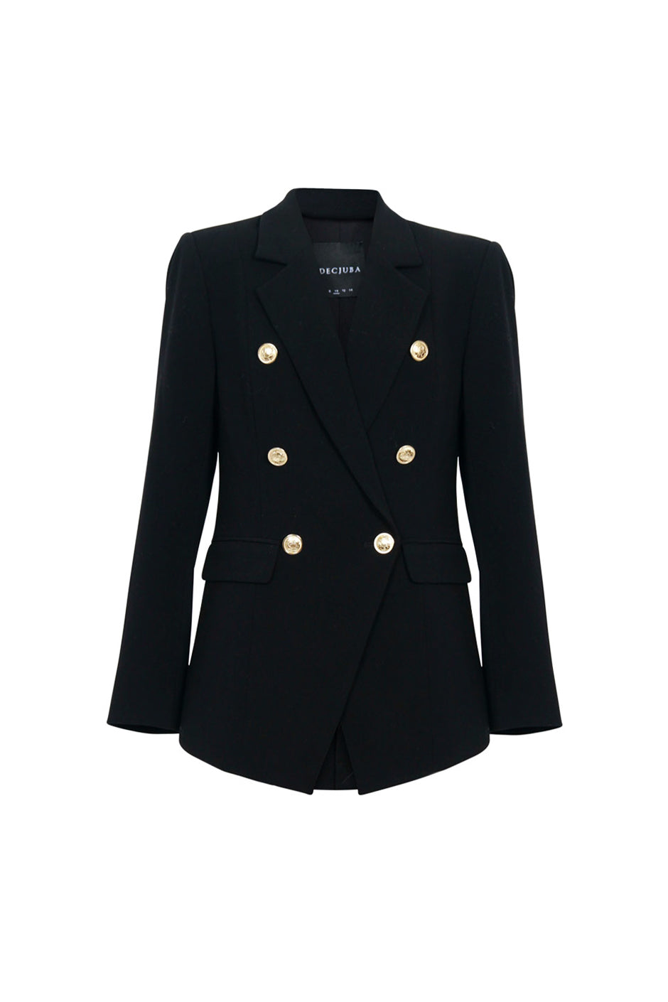 Carly Longline Blazer - Black – DECJUBA NZ