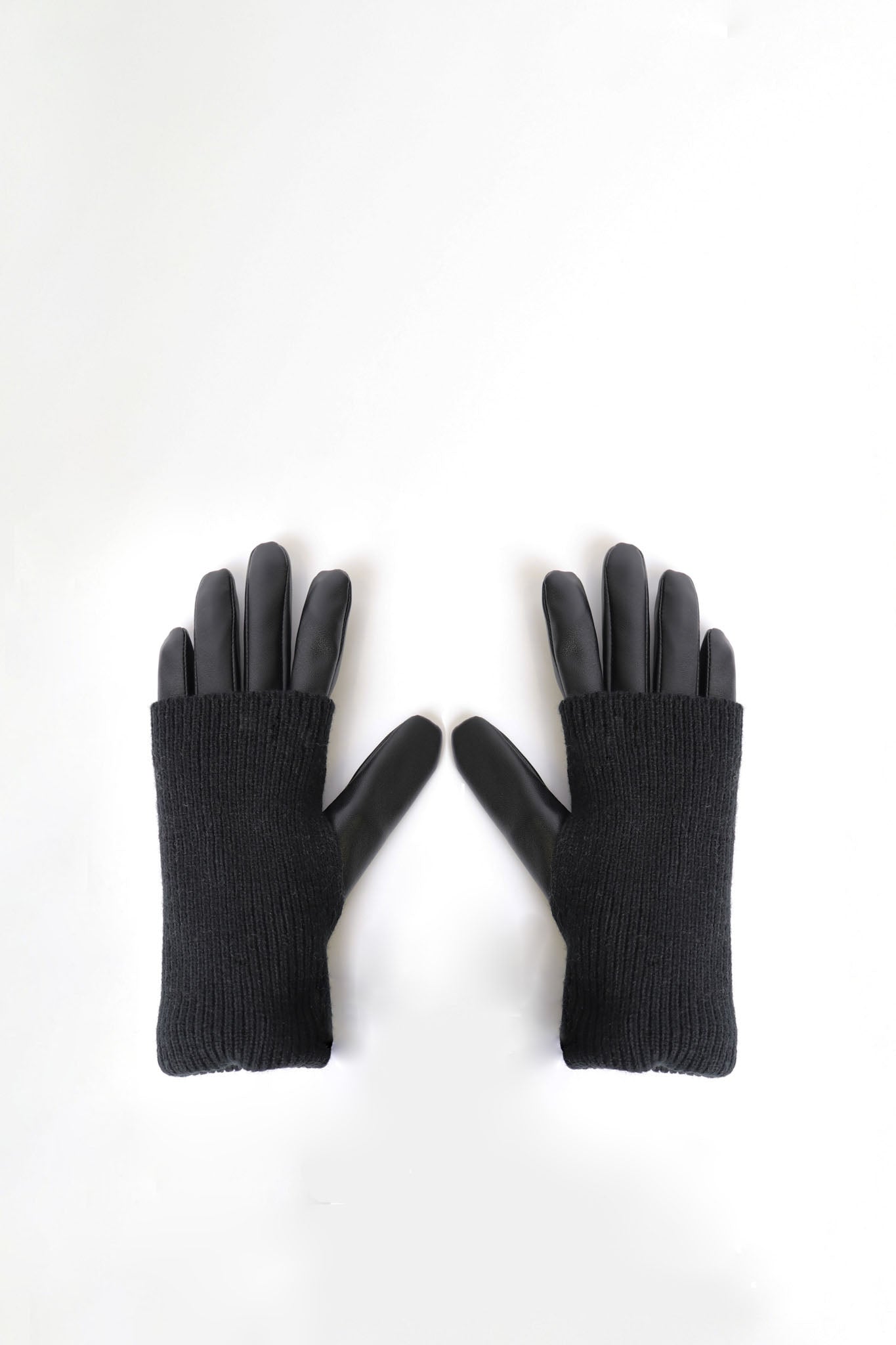 Knit sale black gloves