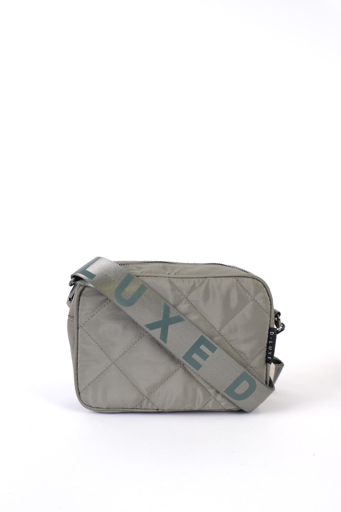 D-Luxe Essential Crossbody Bag — Kaffir Green/Tonal