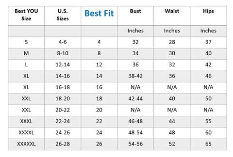 Sizing Charts