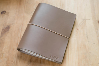 6 COLORS - Hobonichi Weeks Snap Closure Pebbled Leather Cover with