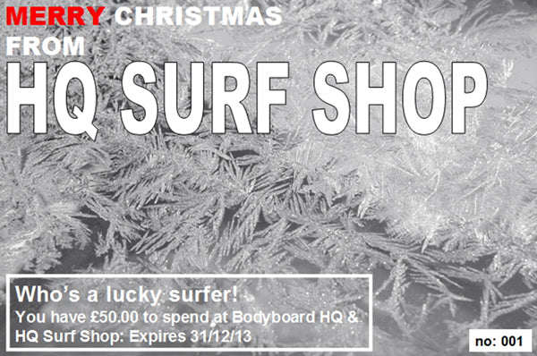 bodyboarding gift voucher