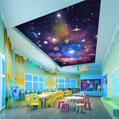 3d Photo Wallpaper Star Universe Galaxy Room Ceiling Wall